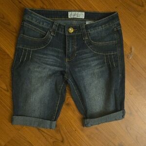 Baby Phat Dark Blue Jean Shorts